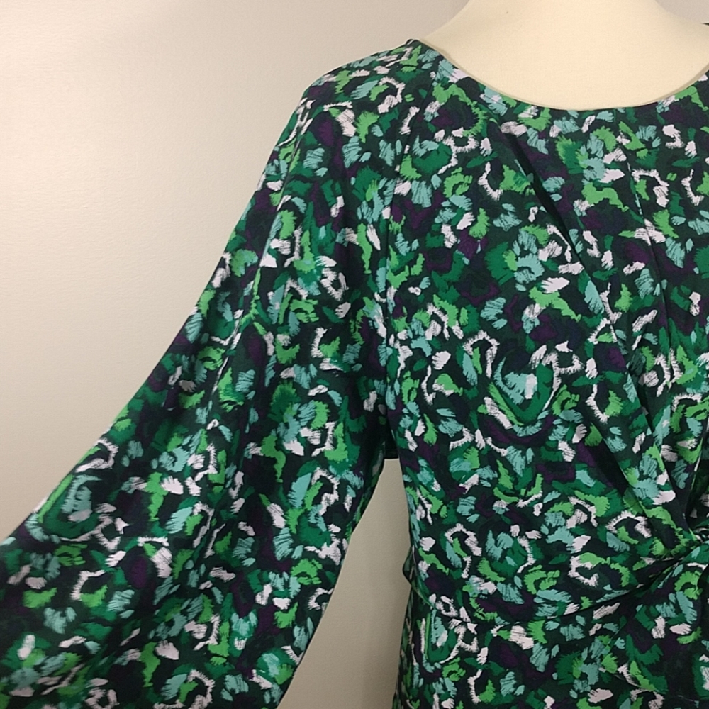 Dress: NEW Halogen Tie Waist Kimono 3/4 Sleeves